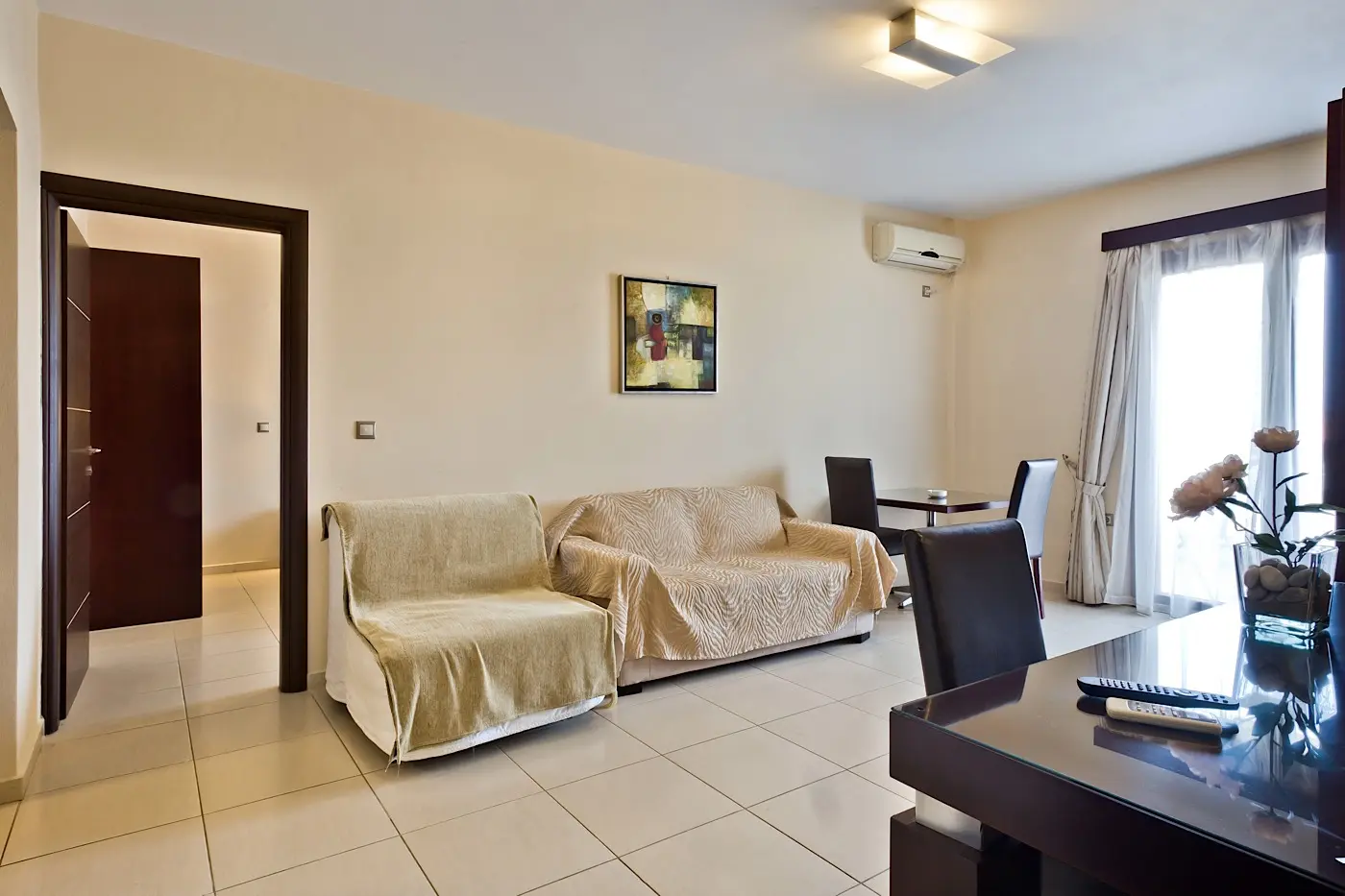 Relaxing apartment living space