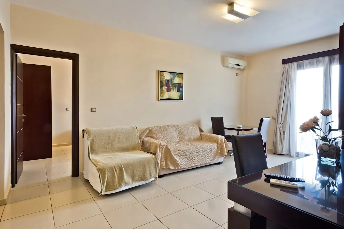 Guest apartment lounge area